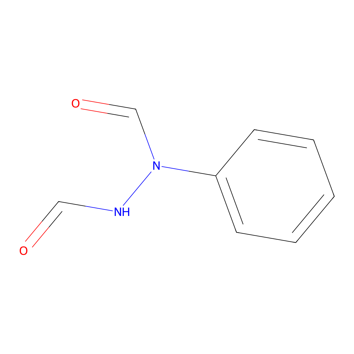 N-(N-formylanilino)formamide molecular structure, CAS 49849-42-5
