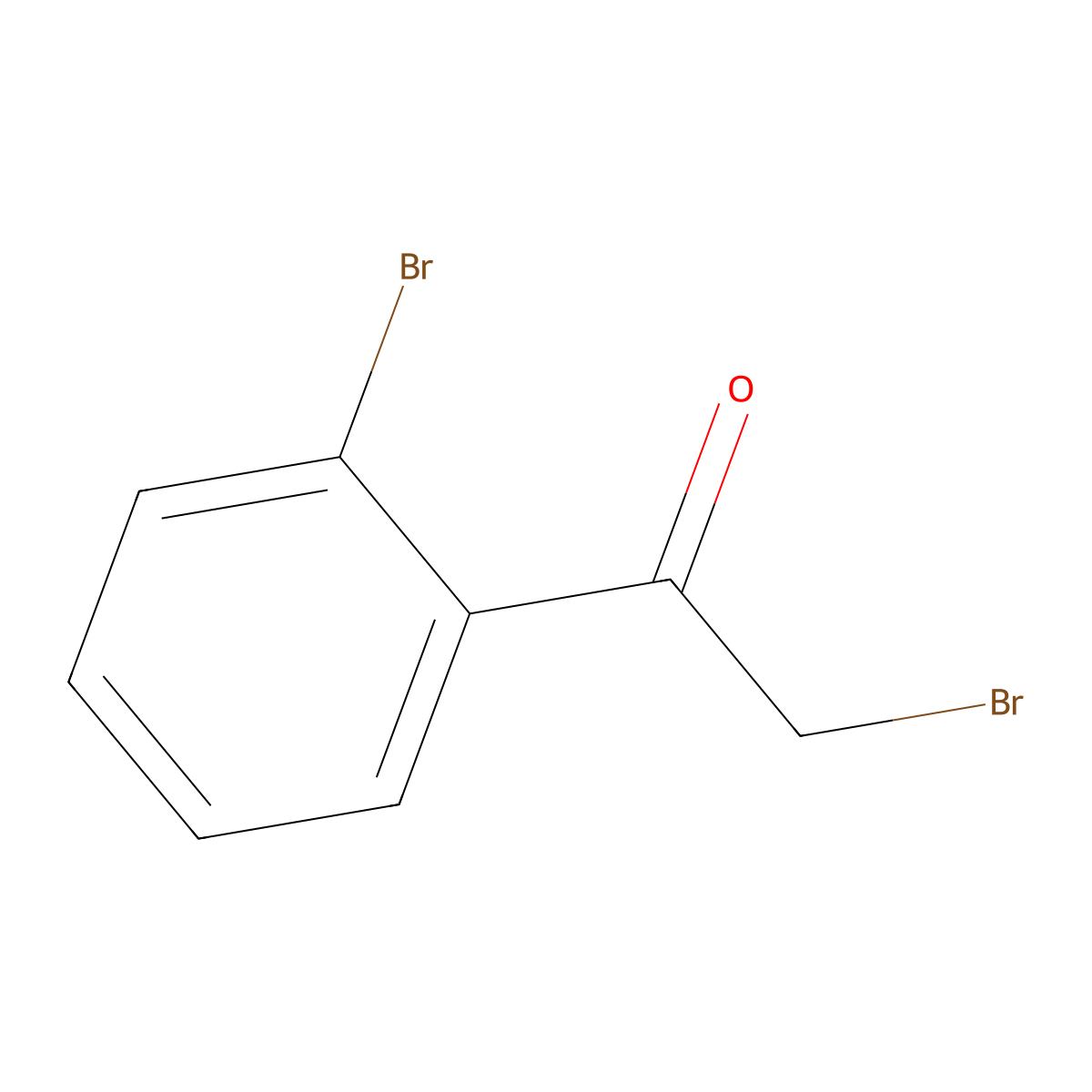 2-Bromophenacyl Bromide molecular structure, CAS 49851-55-0