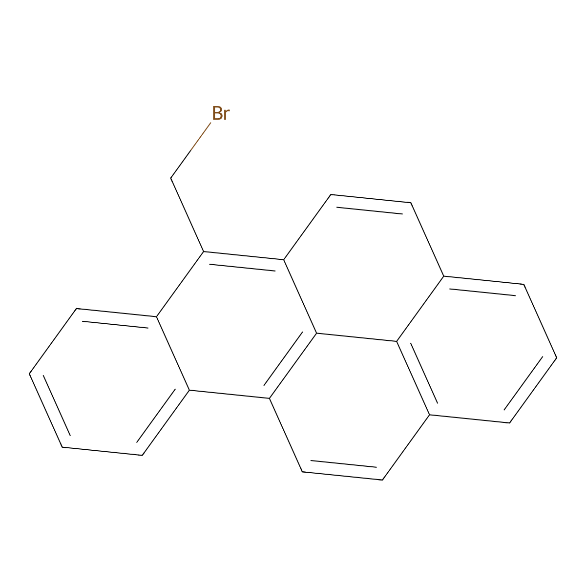 6-Bromomethylbenzo(a)pyrene molecular structure, CAS 49852-85-9