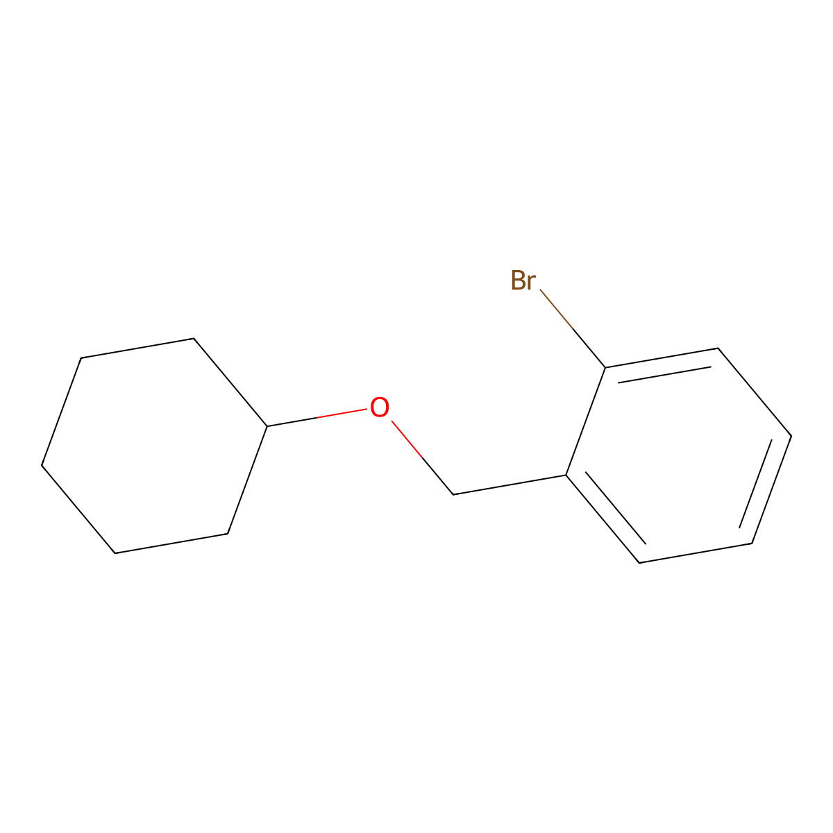 2-Bromobenzyl cyclohexyl ether molecular structure, CAS 498573-44-7