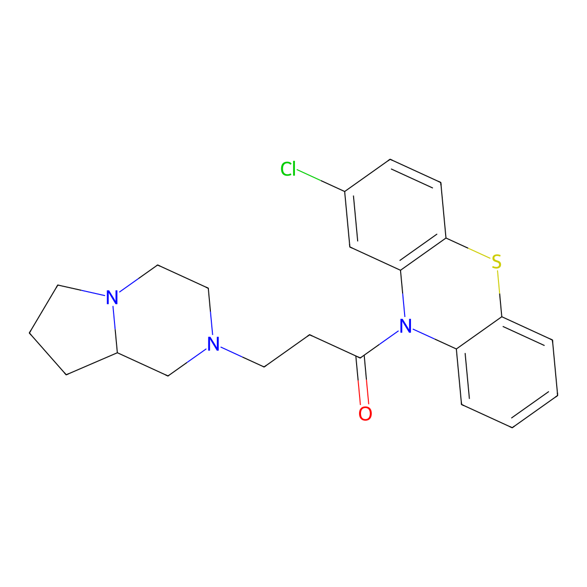 Azaclorzine molecular structure, CAS 49864-70-2