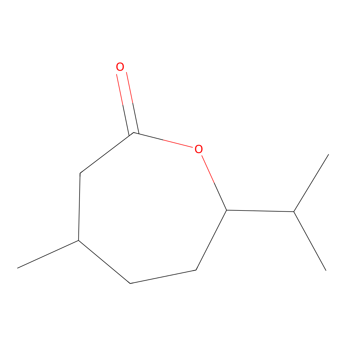 6-Hydroxy-3,7-dimethyloctanoic acid lactone molecular structure, CAS 499-54-7