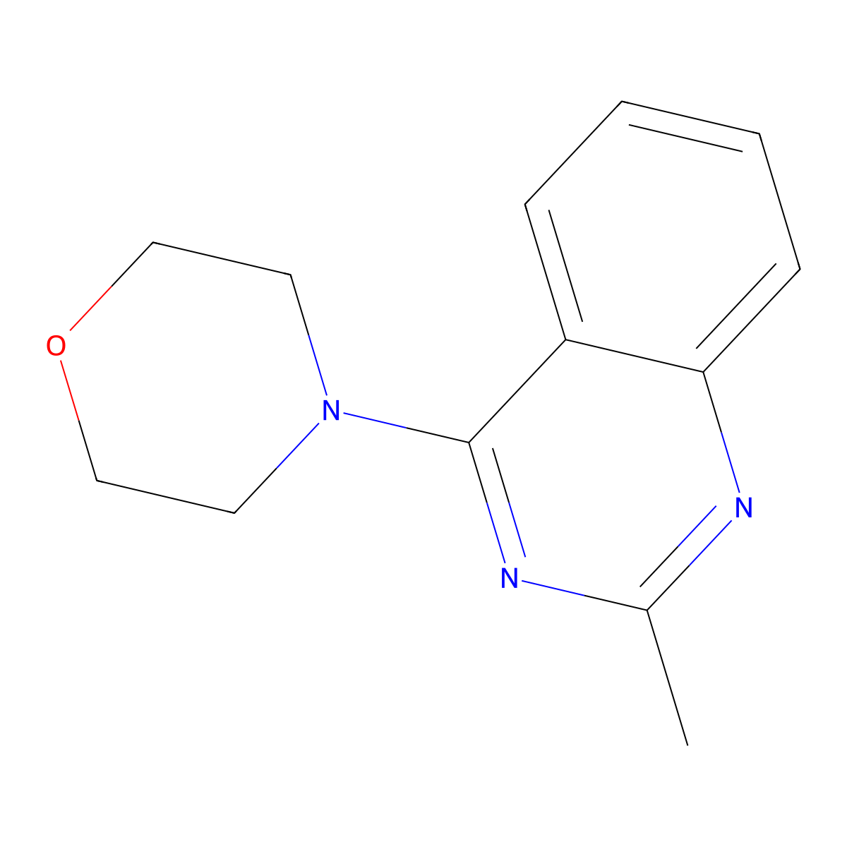 4-(2-Methylquinazolin-4-yl)morpholine molecular structure, CAS 499133-82-3