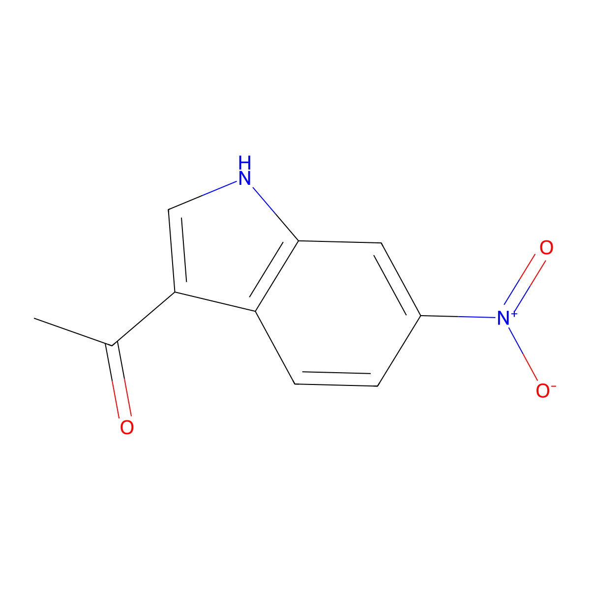1-(6-Nitro-1h-indol-3-yl)ethanone molecular structure, CAS 4993-92-4