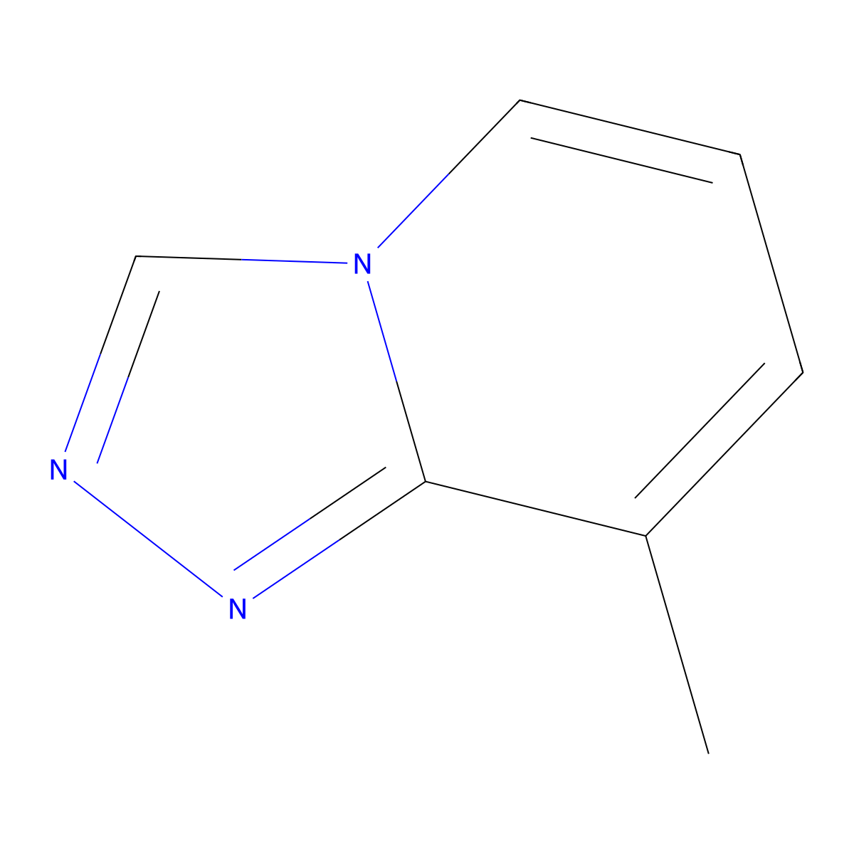 8-Methyl-[1,2,4]triazolo[4,3-a]pyridine molecular structure, CAS 4997-81-3