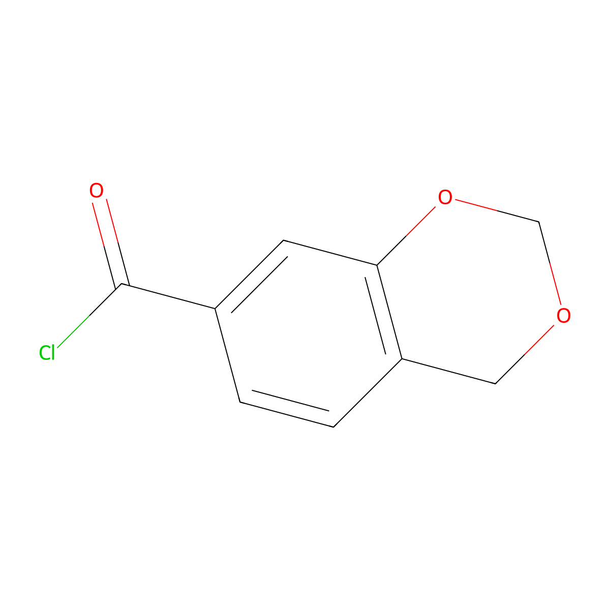 4H-1,3-Benzodioxin-7-carbonyl chloride molecular structure, CAS 499770-84-2