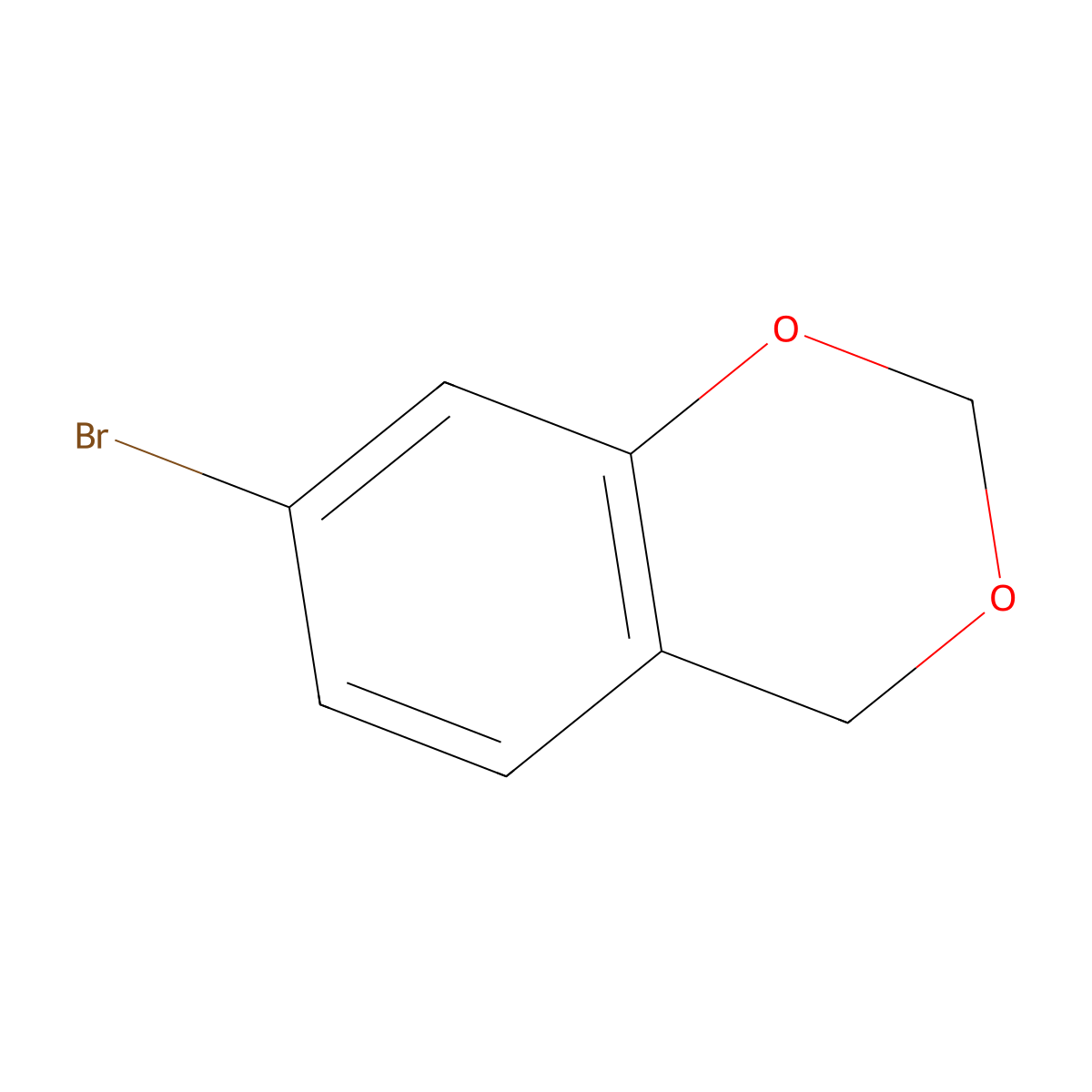 7-bromo-4H-1,3-benzodioxine molecular structure, CAS 499770-95-5