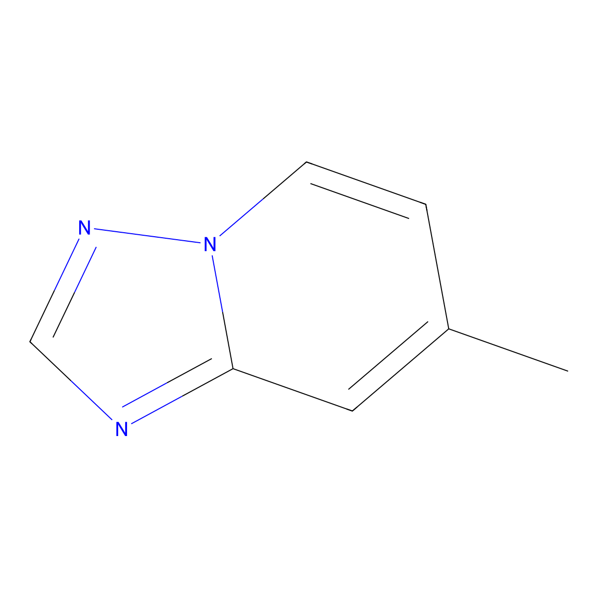 7-Methyl-[1,2,4]triazolo[1,5-a]pyridine molecular structure, CAS 4999-42-2