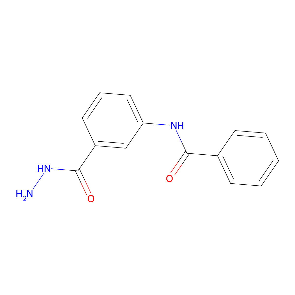 N-[3-(hydrazinocarbonyl)phenyl]benzamide molecular structure, CAS 499979-51-0