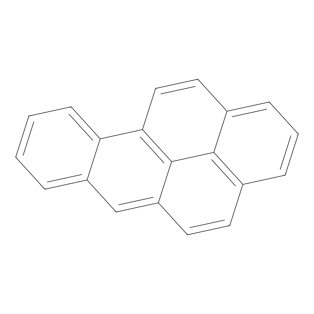 Benzo[a]pyrene molecular structure, CAS 50-32-8