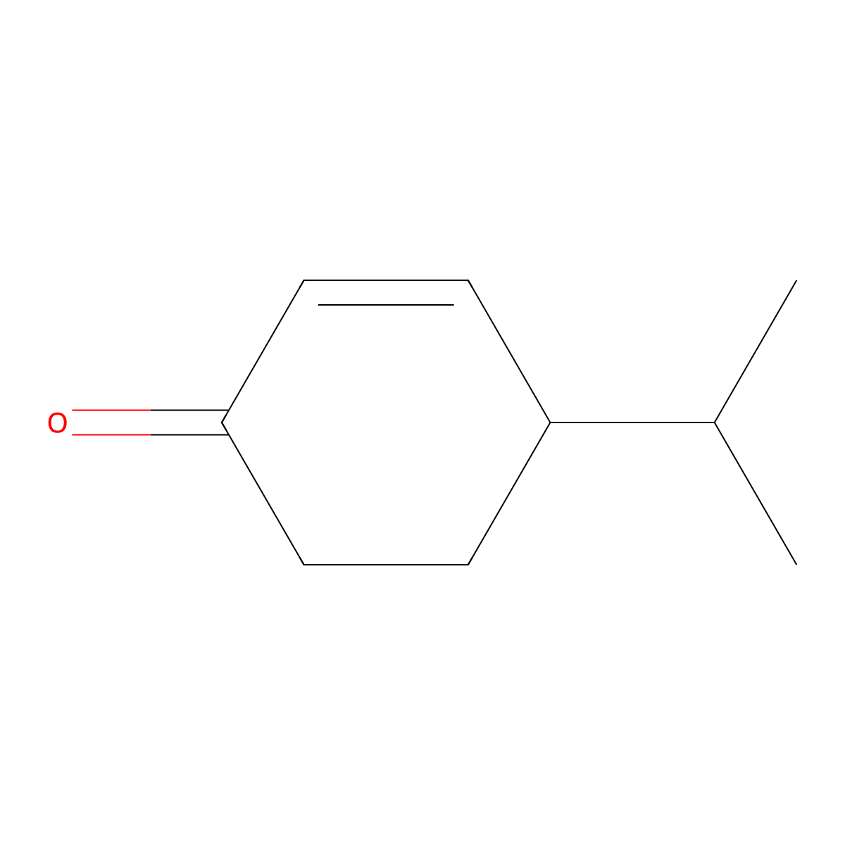 4-Isopropyl-2-cyclohexenone molecular structure, CAS 500-02-7