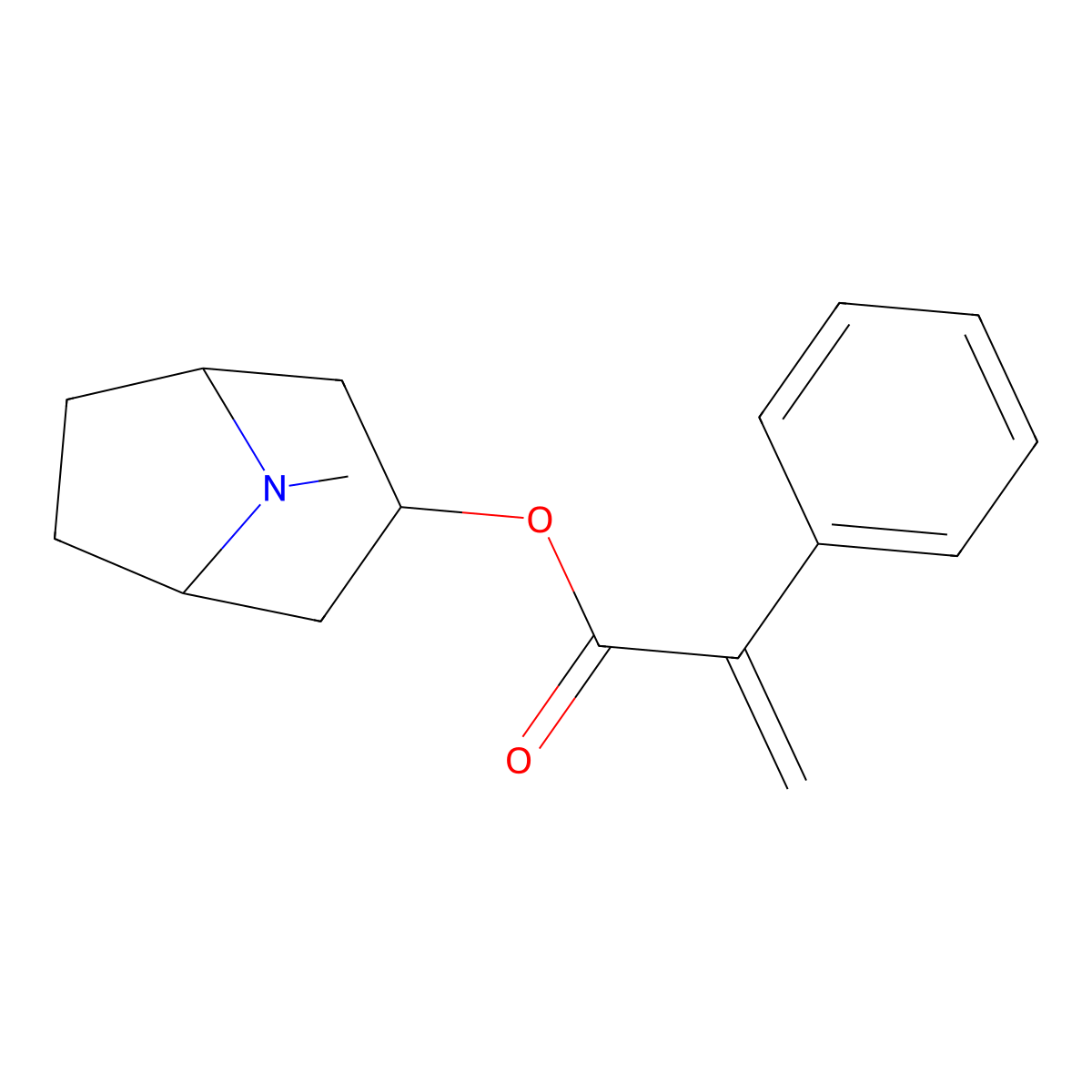 Apoatropine molecular structure, CAS 500-55-0