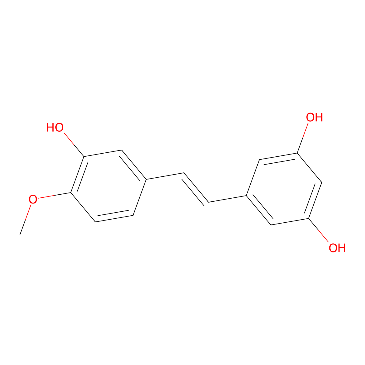 Rhapontigenin molecular structure, CAS 500-65-2