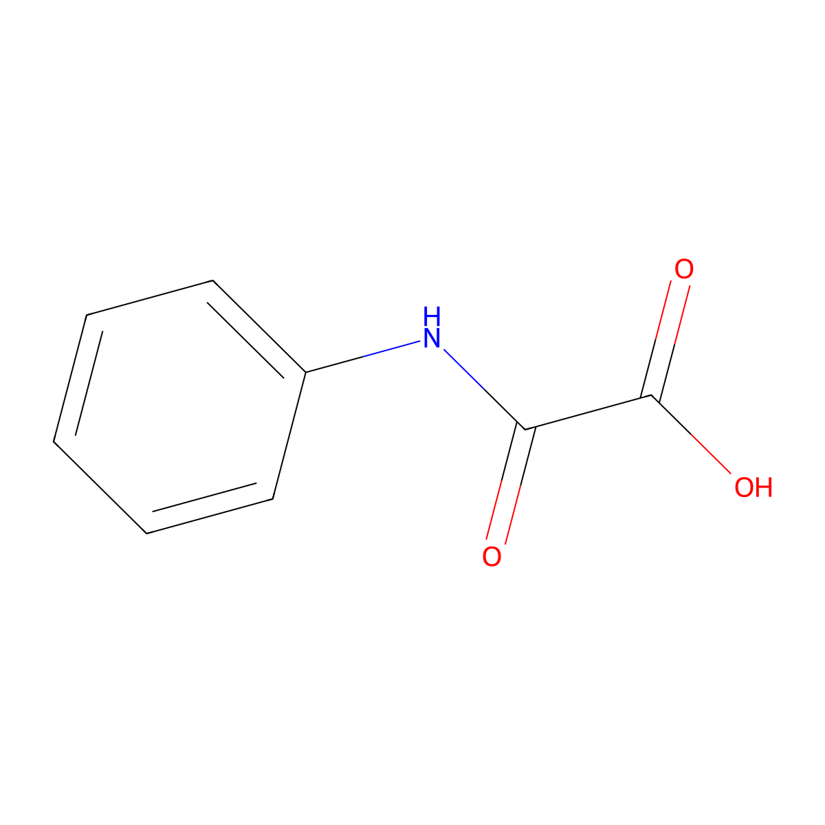 Oxanilic acid molecular structure, CAS 500-72-1