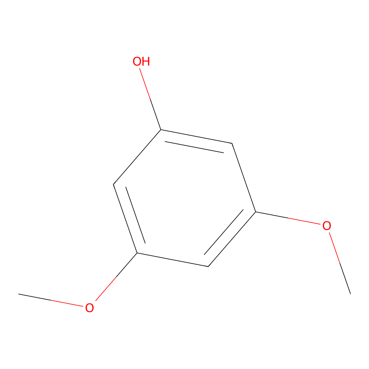 3,5-Dimethoxyphenol molecular structure, CAS 500-99-2