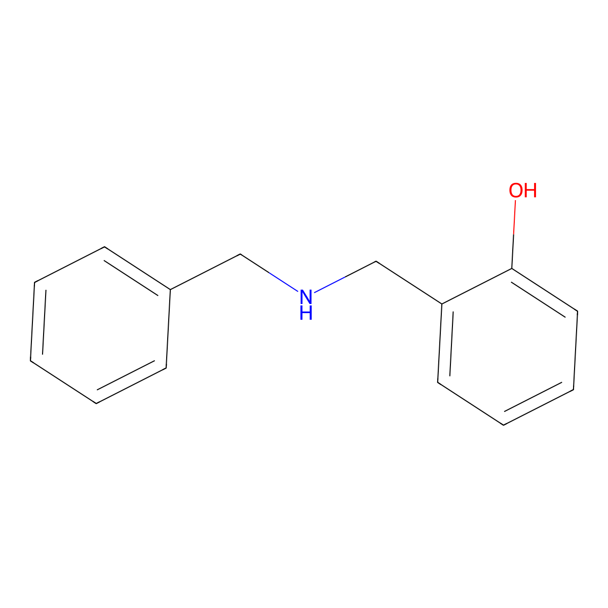 2-((Benzylamino)methyl)phenol molecular structure, CAS 5001-26-3