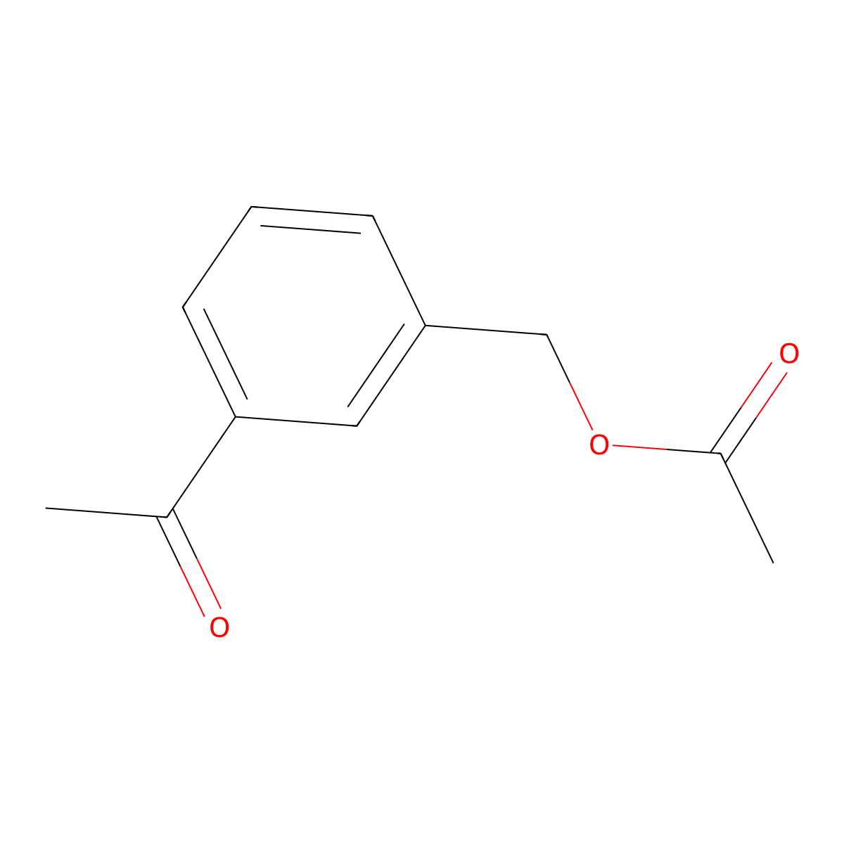 (3-Acetylphenyl)methyl acetate molecular structure, CAS 500129-36-2