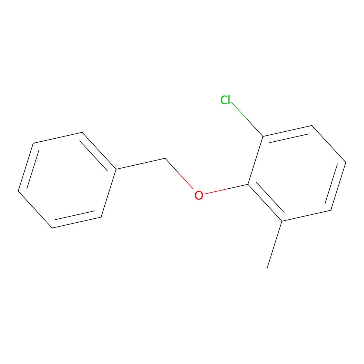 2-(Benzyloxy)-1-chloro-3-methylbenzene molecular structure, CAS 500149-91-7