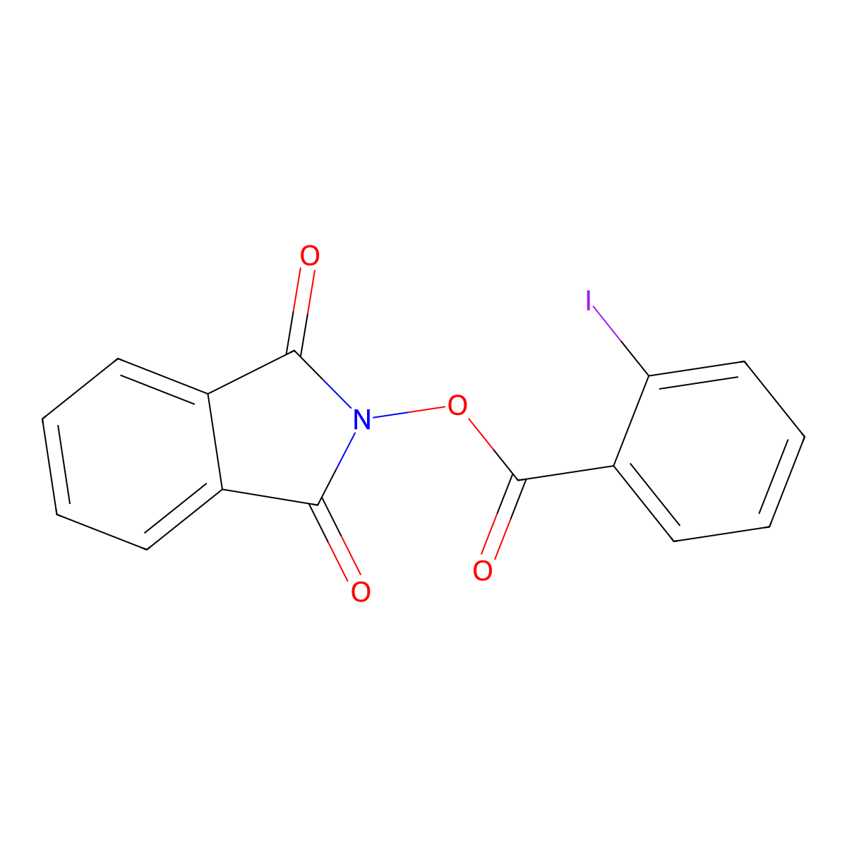 (1,3-Dioxoisoindol-2-yl) 2-iodobenzoate molecular structure, CAS 500261-43-8