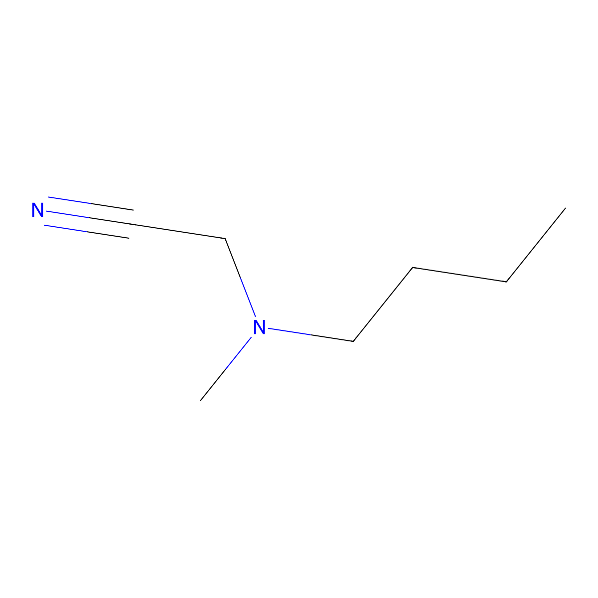 [Butyl(methyl)amino]acetonitrile molecular structure, CAS 500285-77-8