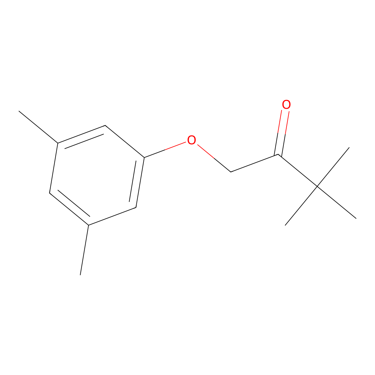 1-(3,5-Dimethylphenoxy)-3,3-dimethylbutan-2-one molecular structure, CAS 500293-89-0