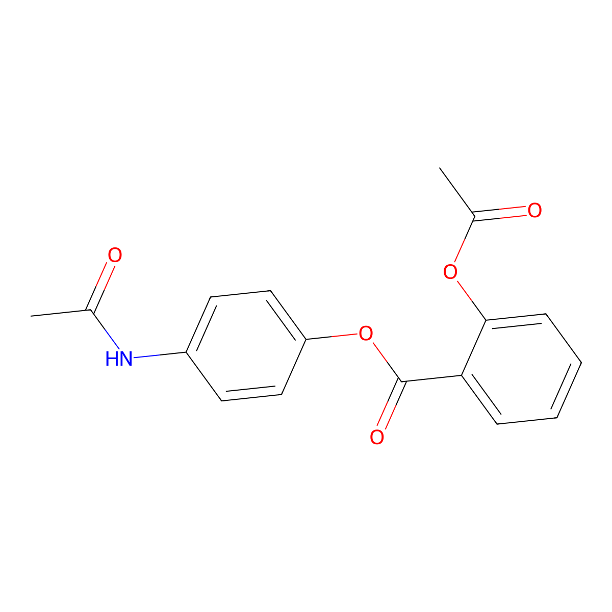 Benorylate molecular structure, CAS 5003-48-5