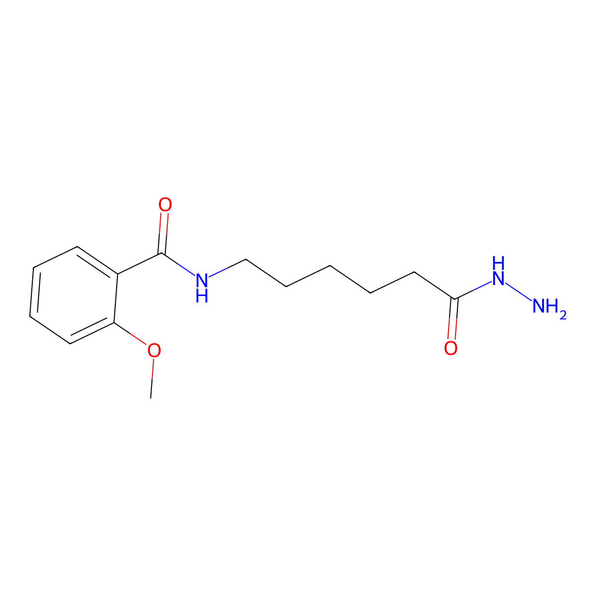 N-(6-hydrazinyl-6-oxohexyl)-2-methoxybenzamide molecular structure, CAS 5003-66-7