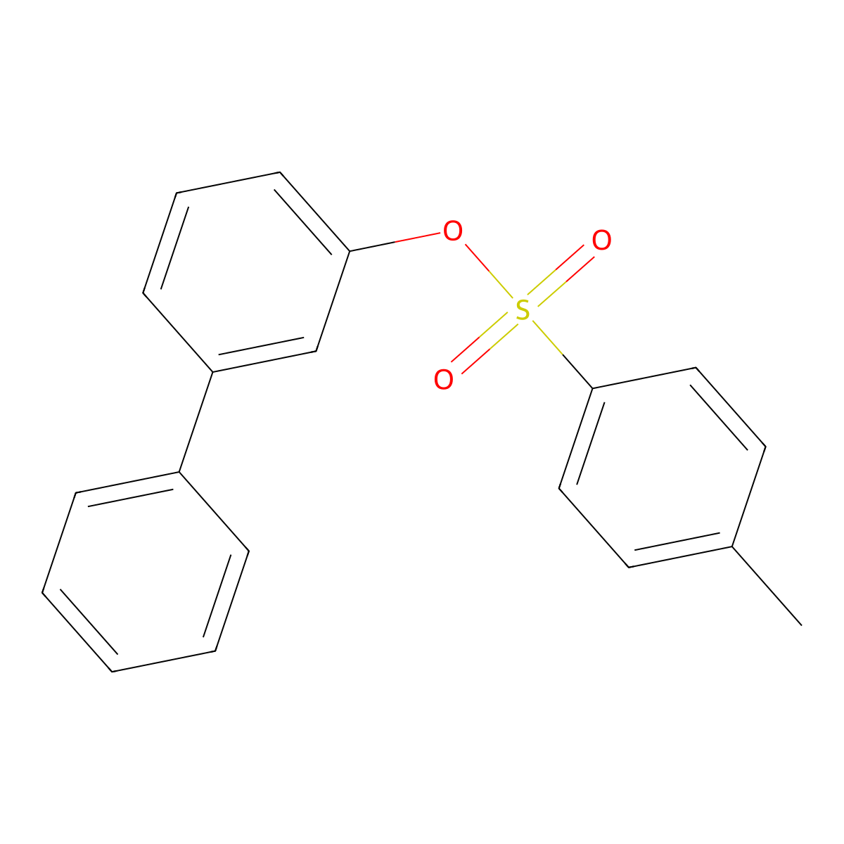 [1,1'-Biphenyl]-3-yl 4-methylbenzene-1-sulfonate molecular structure, CAS 500308-49-6