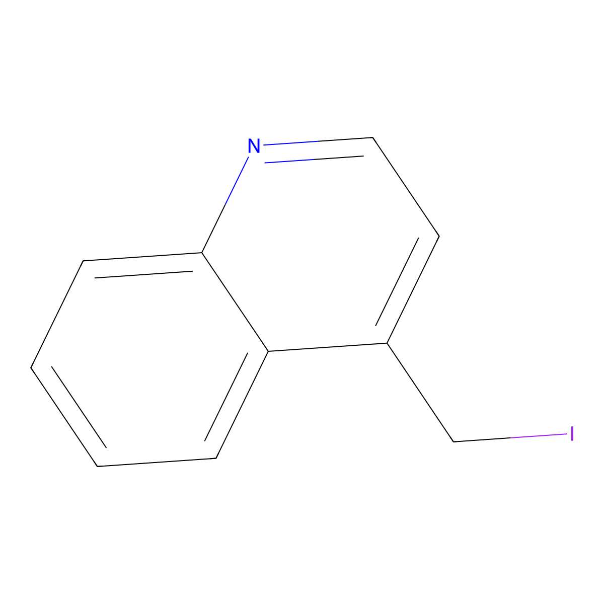 4-(Iodomethyl)quinoline molecular structure, CAS 500350-44-7