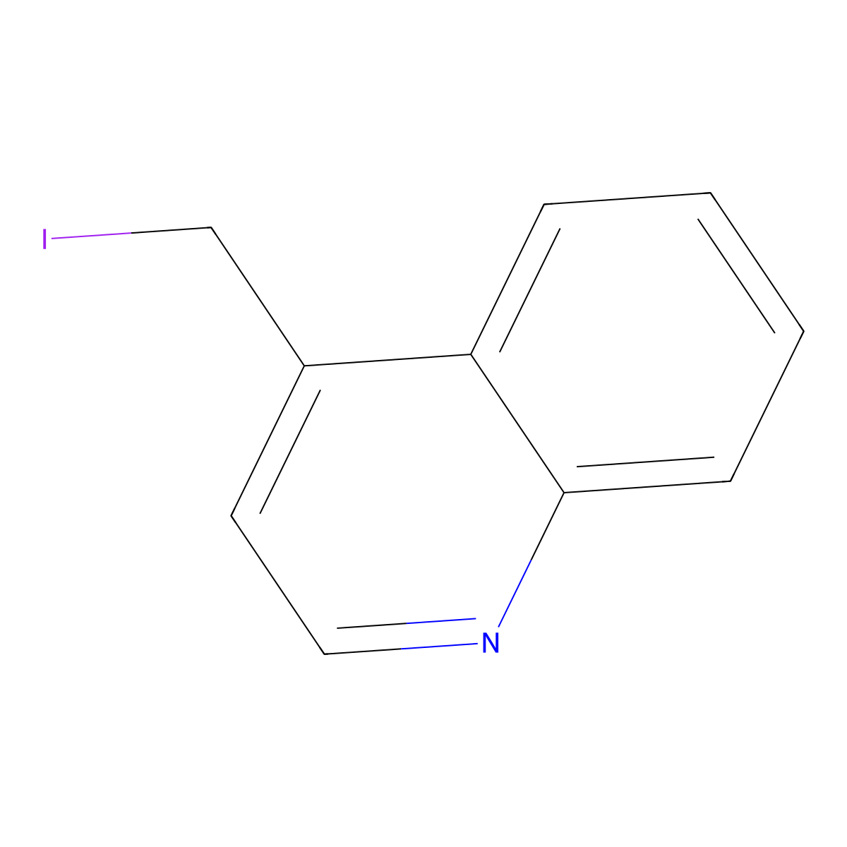4-(Iodomethyl)quinoline molecular structure, CAS 500350-44-7
