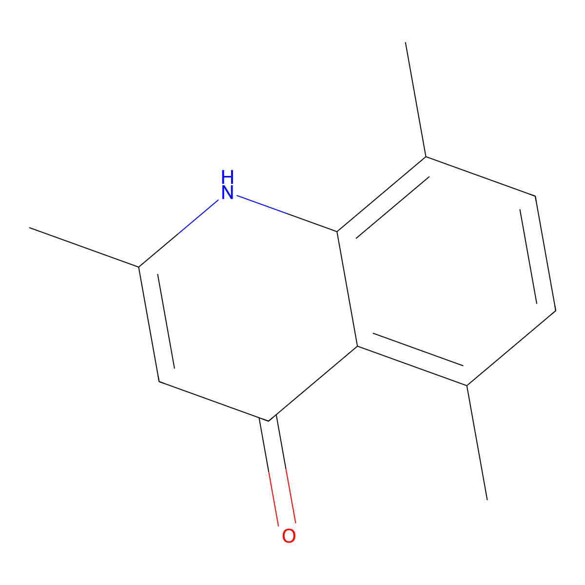 2,5,8-Trimethylquinolin-4-ol molecular structure, CAS 500350-48-1