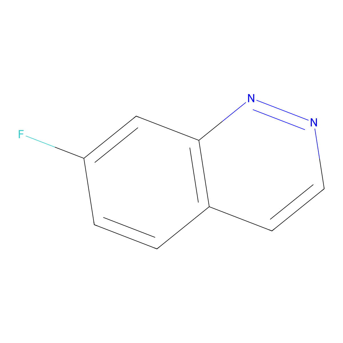7-Fluorocinnoline molecular structure, CAS 500359-12-6
