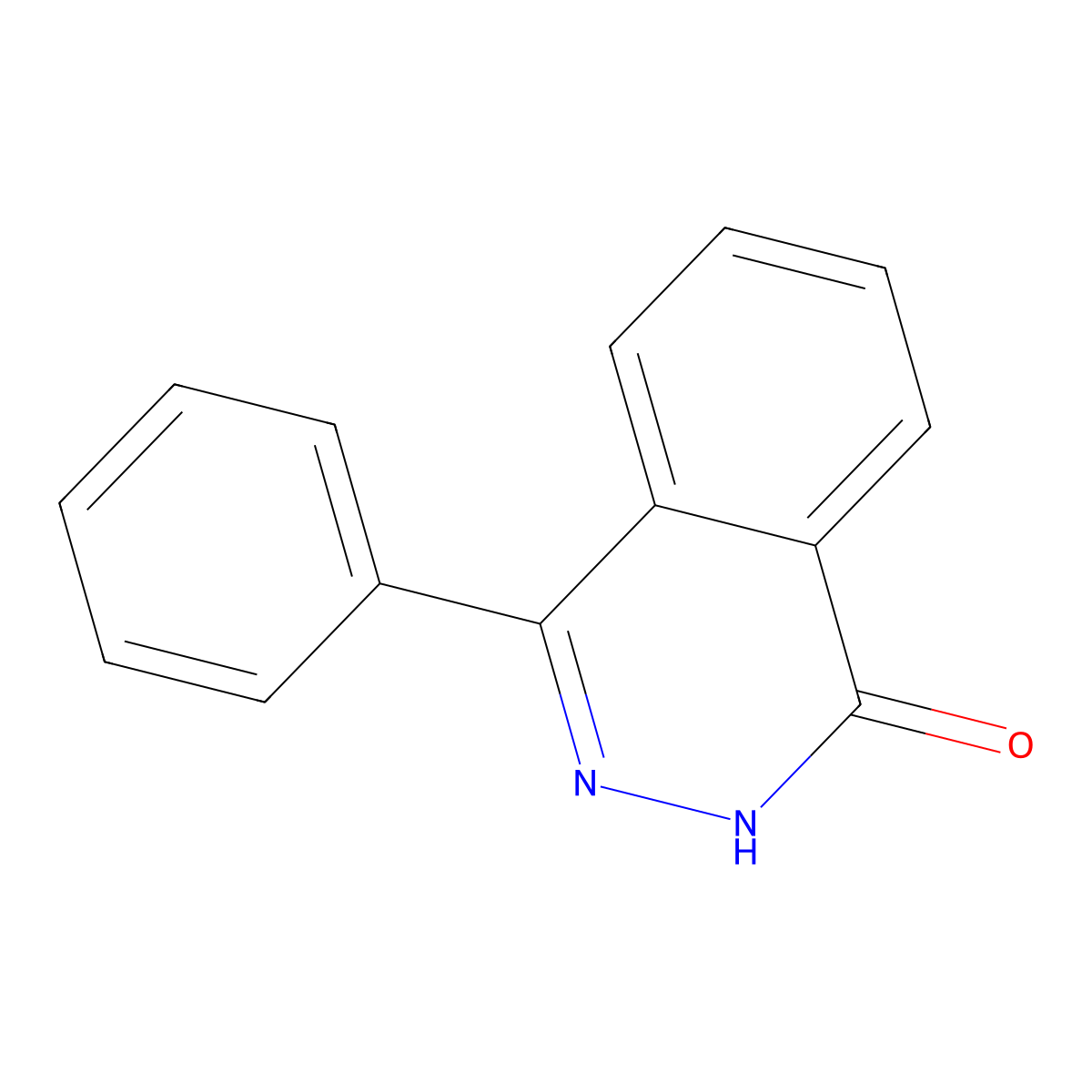 4-Phenyl-1-(2H)-phthalazinone molecular structure, CAS 5004-45-5