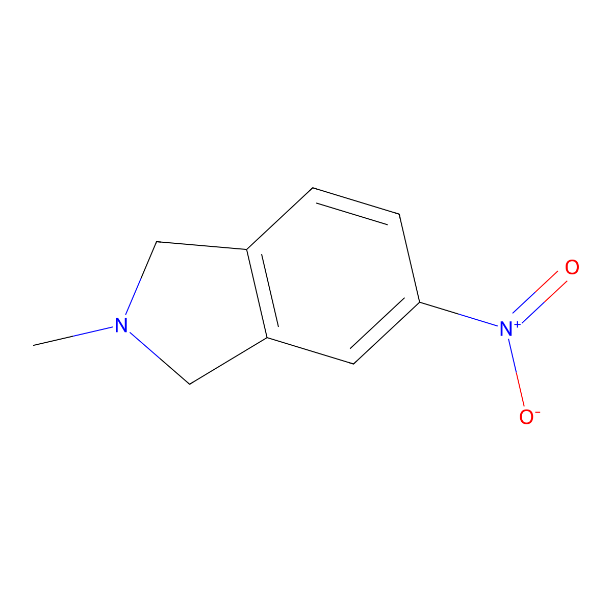 2-Methyl-5-nitroisoindoline molecular structure, CAS 500546-49-6