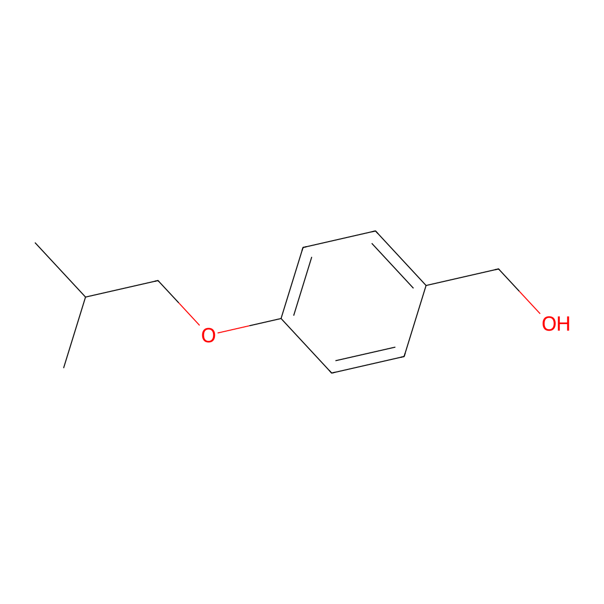 (4-(2-Methylpropoxy)phenyl)methanol molecular structure, CAS 500547-59-1