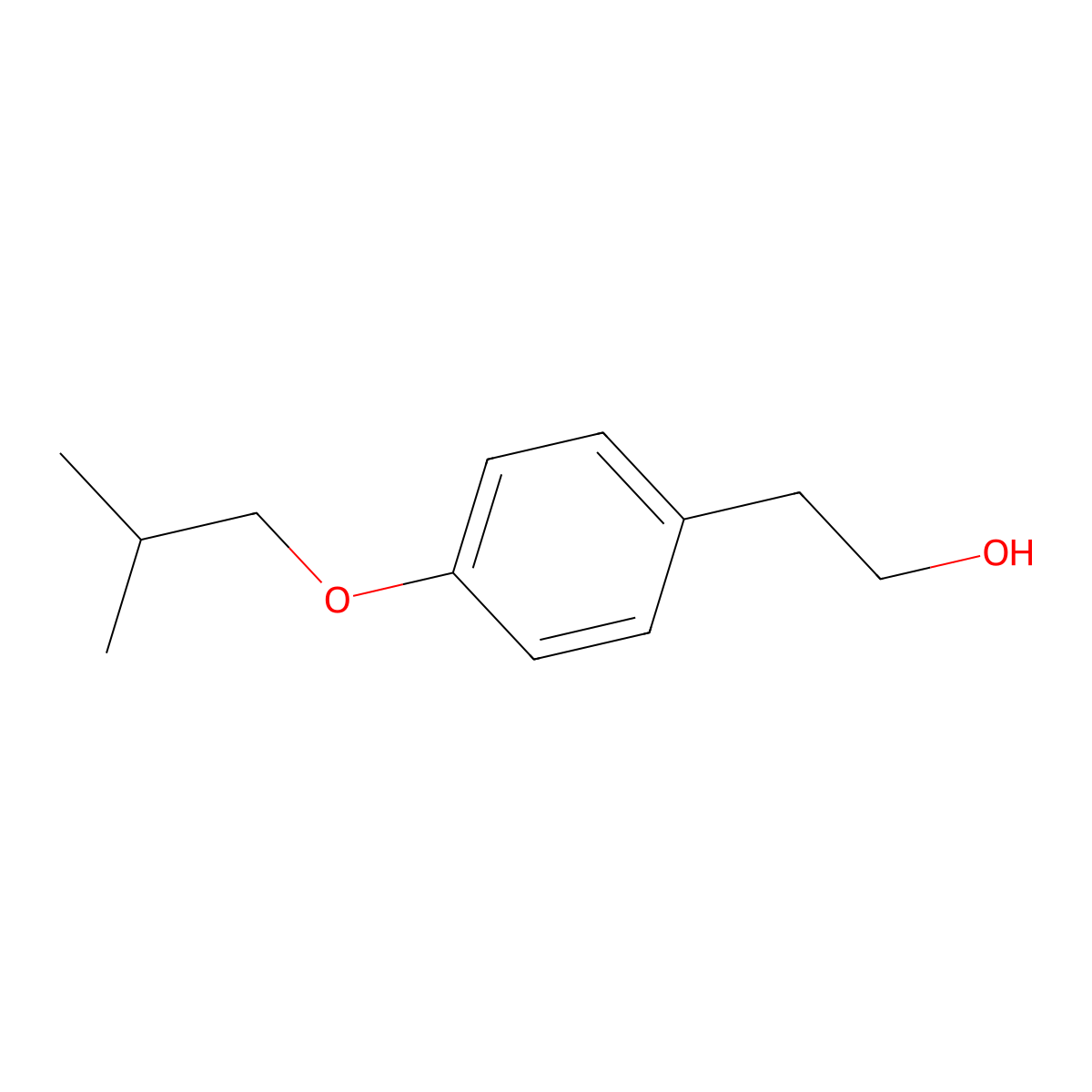 2-[4-(2-Methylpropoxy)phenyl]ethan-1-ol molecular structure, CAS 500547-95-5