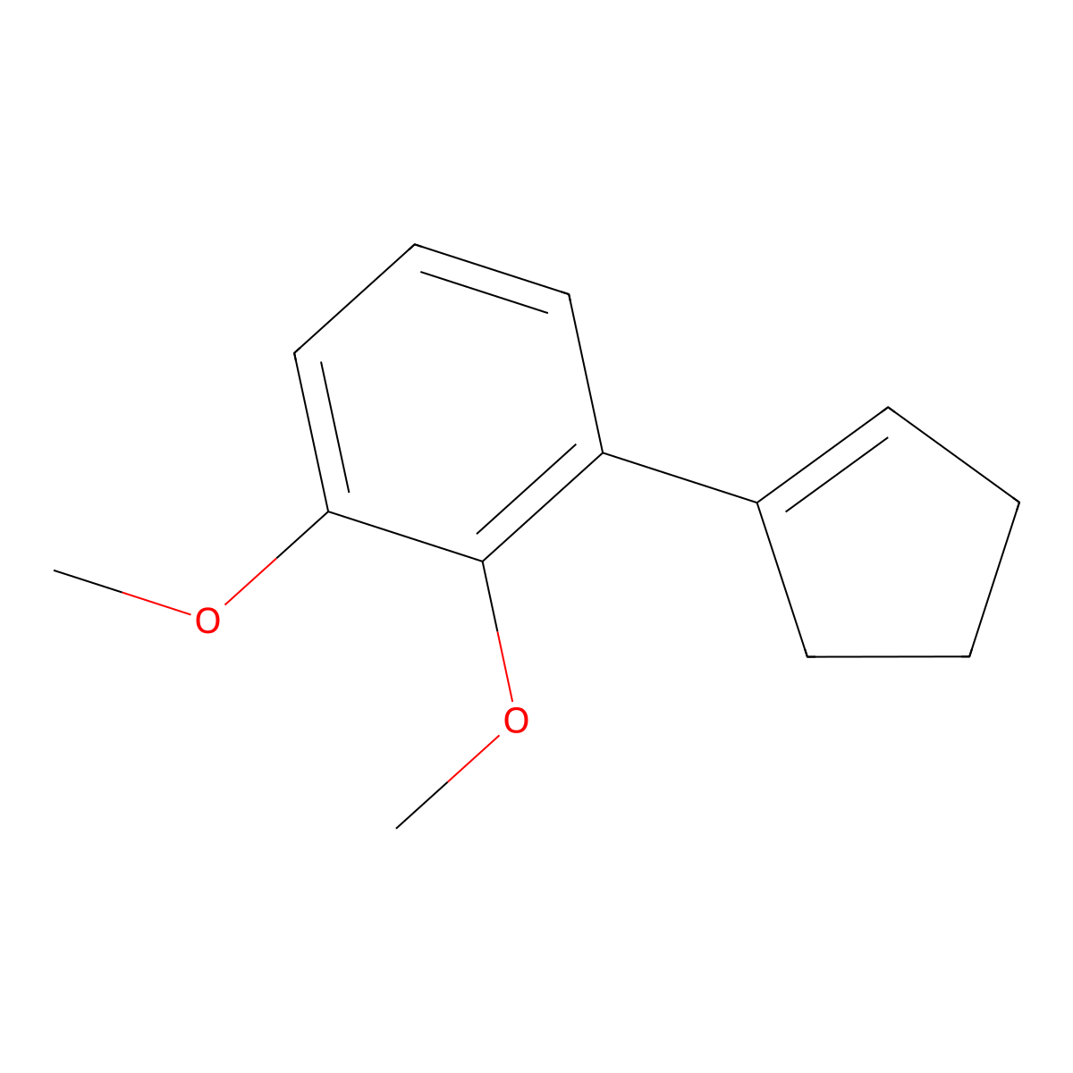 1-(1-Cyclopenten-1-yl)-2,3-dimethoxybenzene molecular structure, CAS 500554-50-7