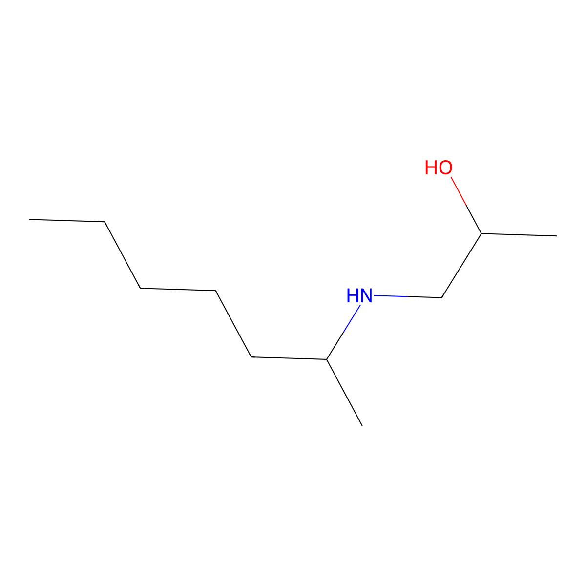 1-(Heptan-2-ylamino)propan-2-ol molecular structure, CAS 500555-57-7
