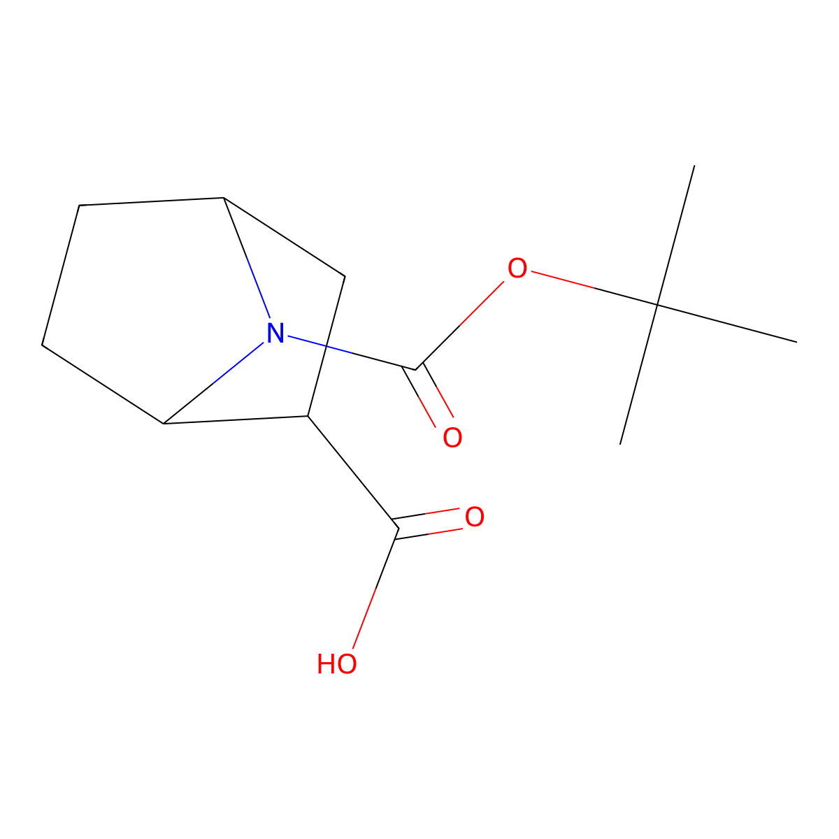 (1R,2S,4S)-7-(tert-Butoxycarbonyl)-7-azabicyclo[2.2.1]heptane-2-carboxylic acid molecular structure, CAS 500556-91-2