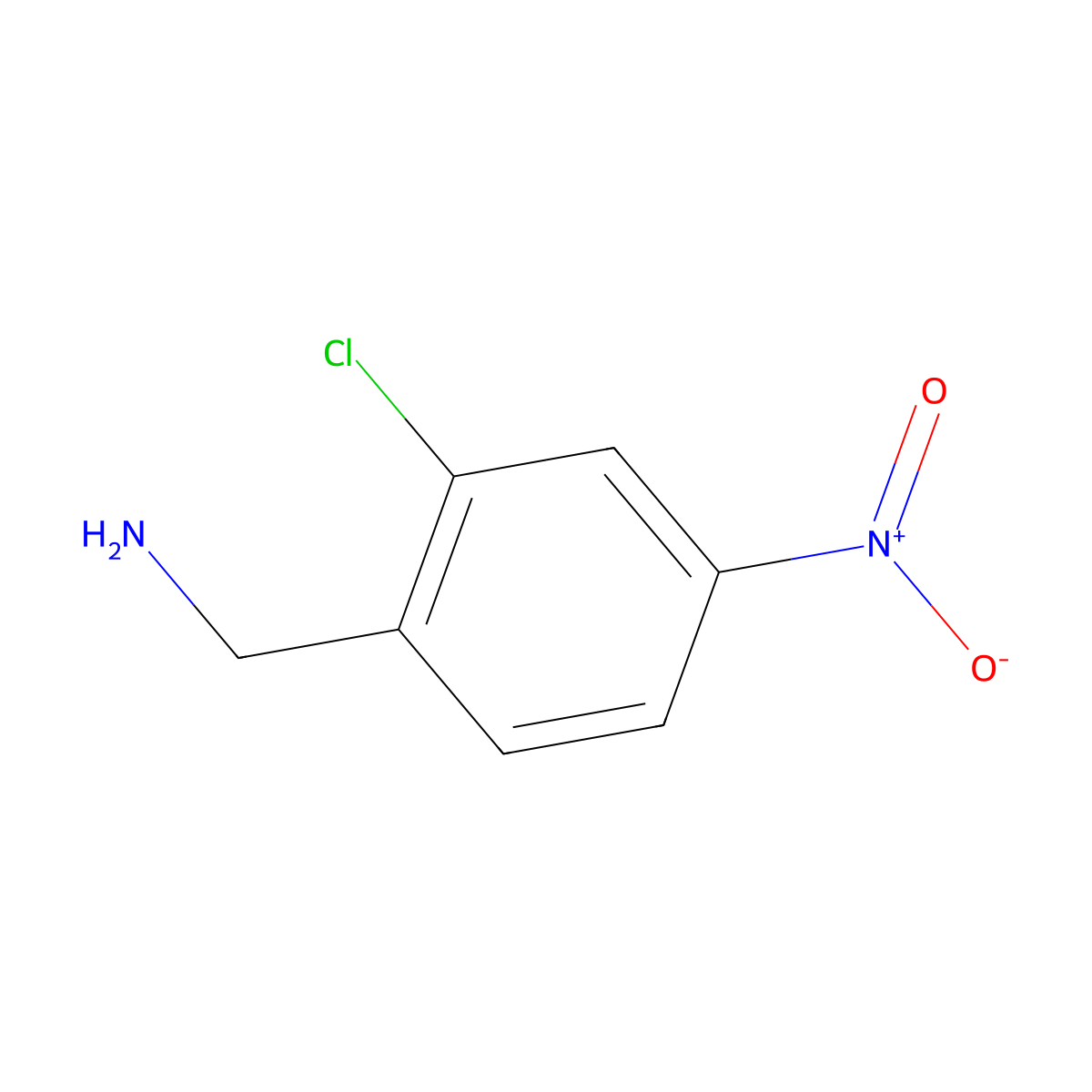 (2-Chloro-4-nitrophenyl)methanamine molecular structure, CAS 500564-08-9