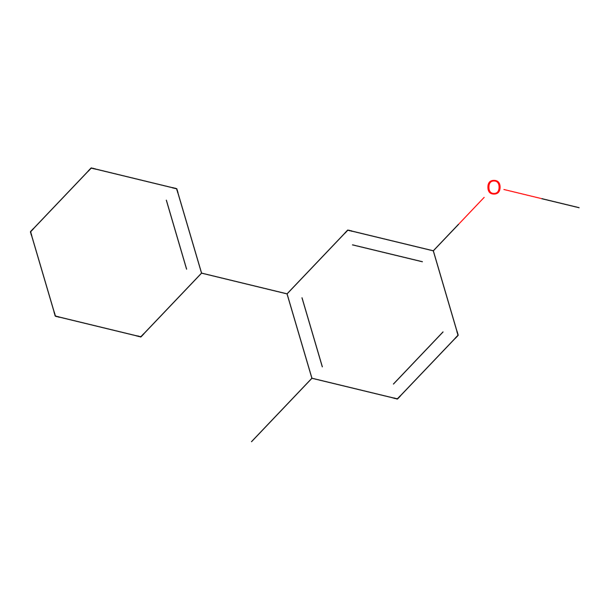 5'-Methoxy-2'-methyl-2,3,4,5-tetrahydro-1,1'-biphenyl molecular structure, CAS 500565-79-7