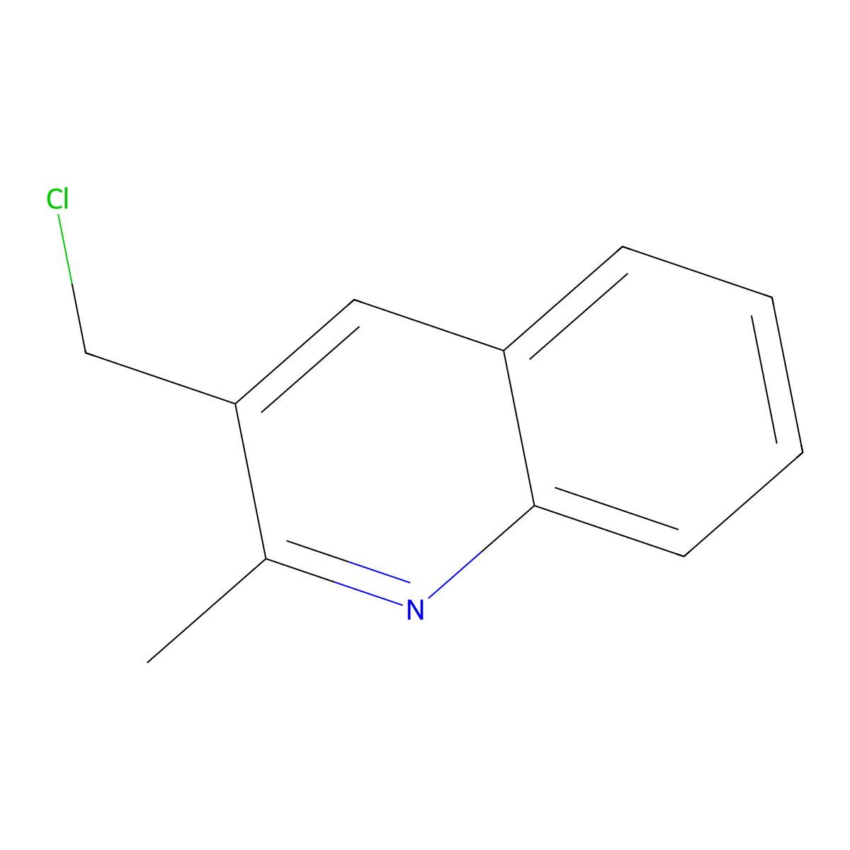 3-(Chloromethyl)-2-methylquinoline molecular structure, CAS 500575-85-9
