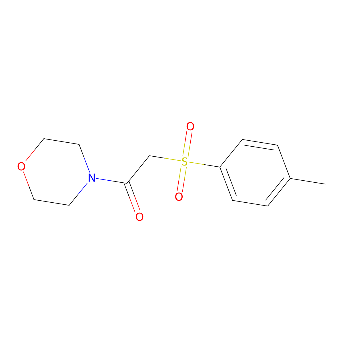 1-Morpholino-2-tosylethanone molecular structure, CAS 500587-68-8