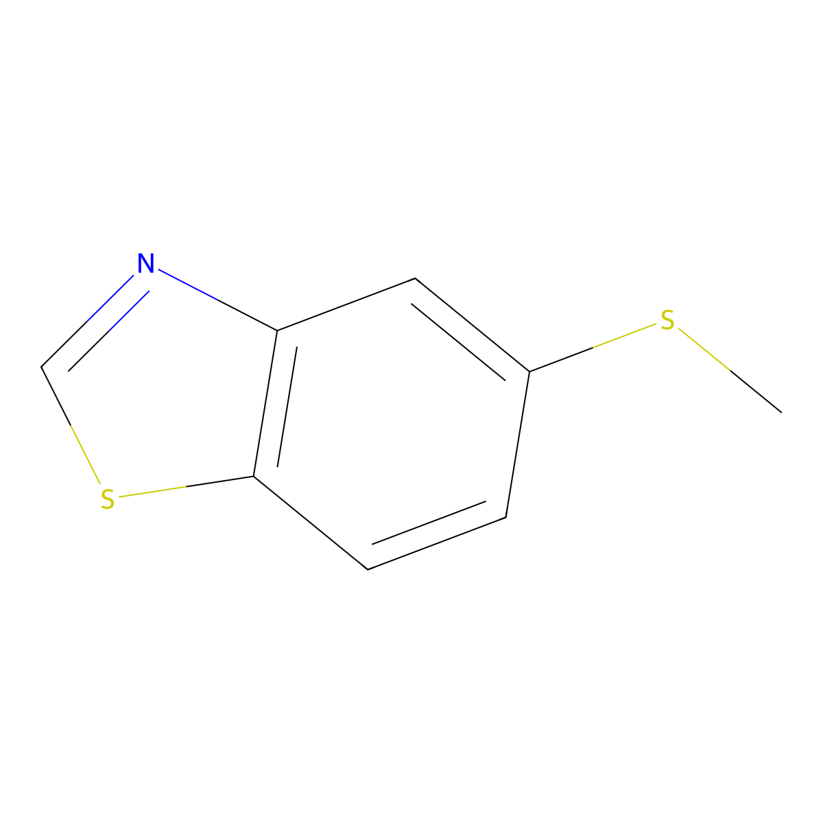Benzothiazole, 5-(methylthio)-(9CI) molecular structure, CAS 500588-69-2