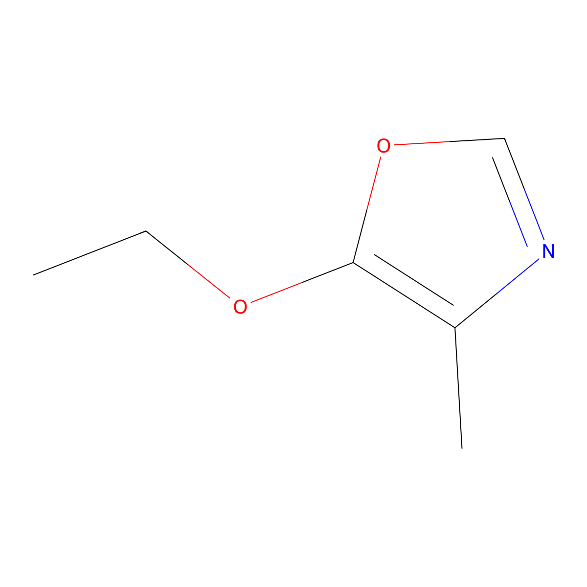 5-Ethoxy-4-methyloxazole molecular structure, CAS 5006-20-2