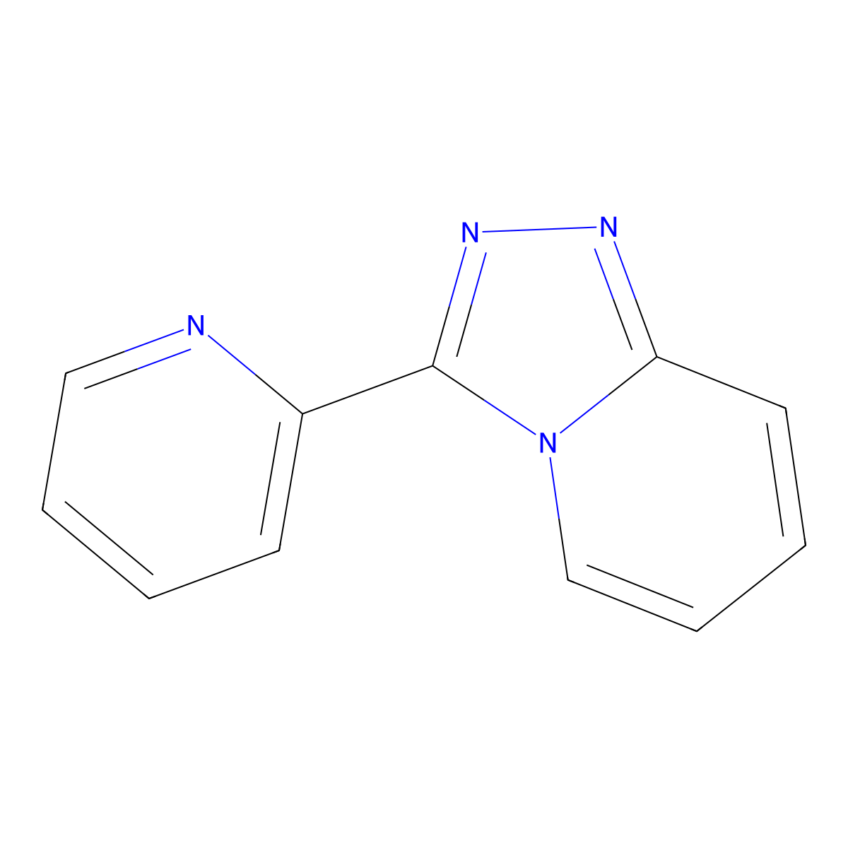 3-Pyridin-2-yl-[1,2,4]triazolo[4,3-a]pyridine molecular structure, CAS 5006-54-2