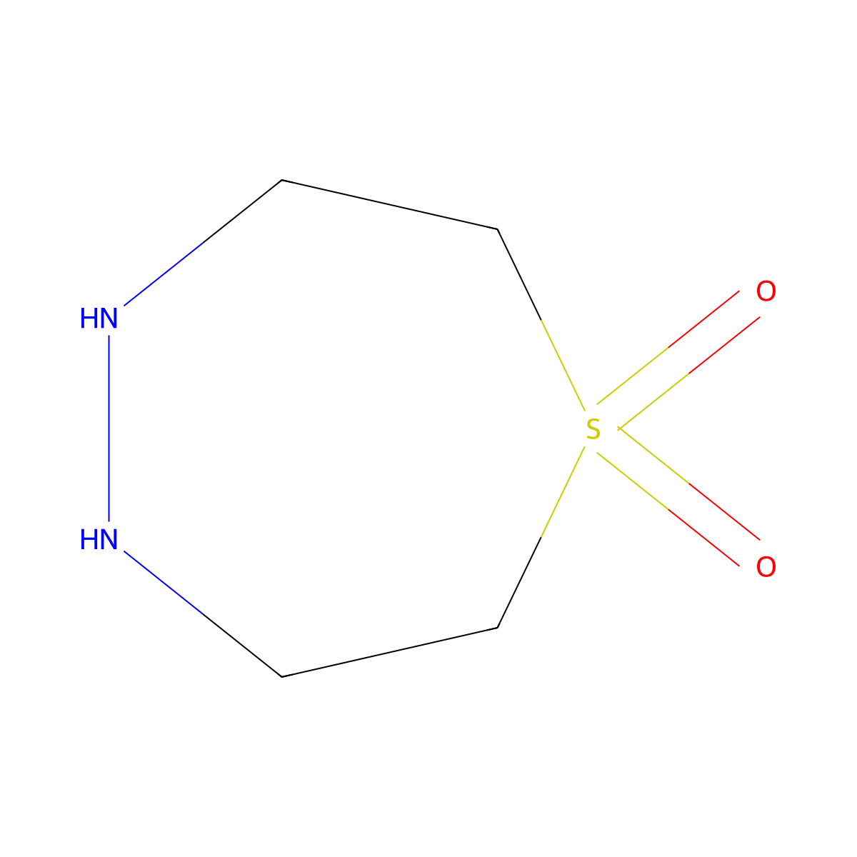 1lambda6,4,5-Thiadiazepane-1,1-dione molecular structure, CAS 500694-52-0