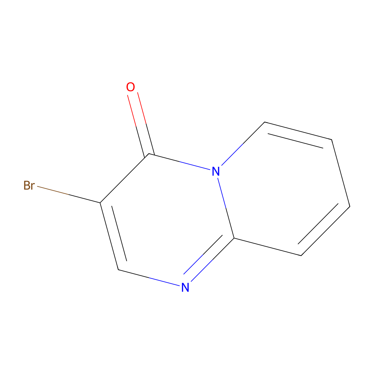 3-Bromo-4h-pyrido[1,2-a]pyrimidin-4-one molecular structure, CAS 500699-73-0