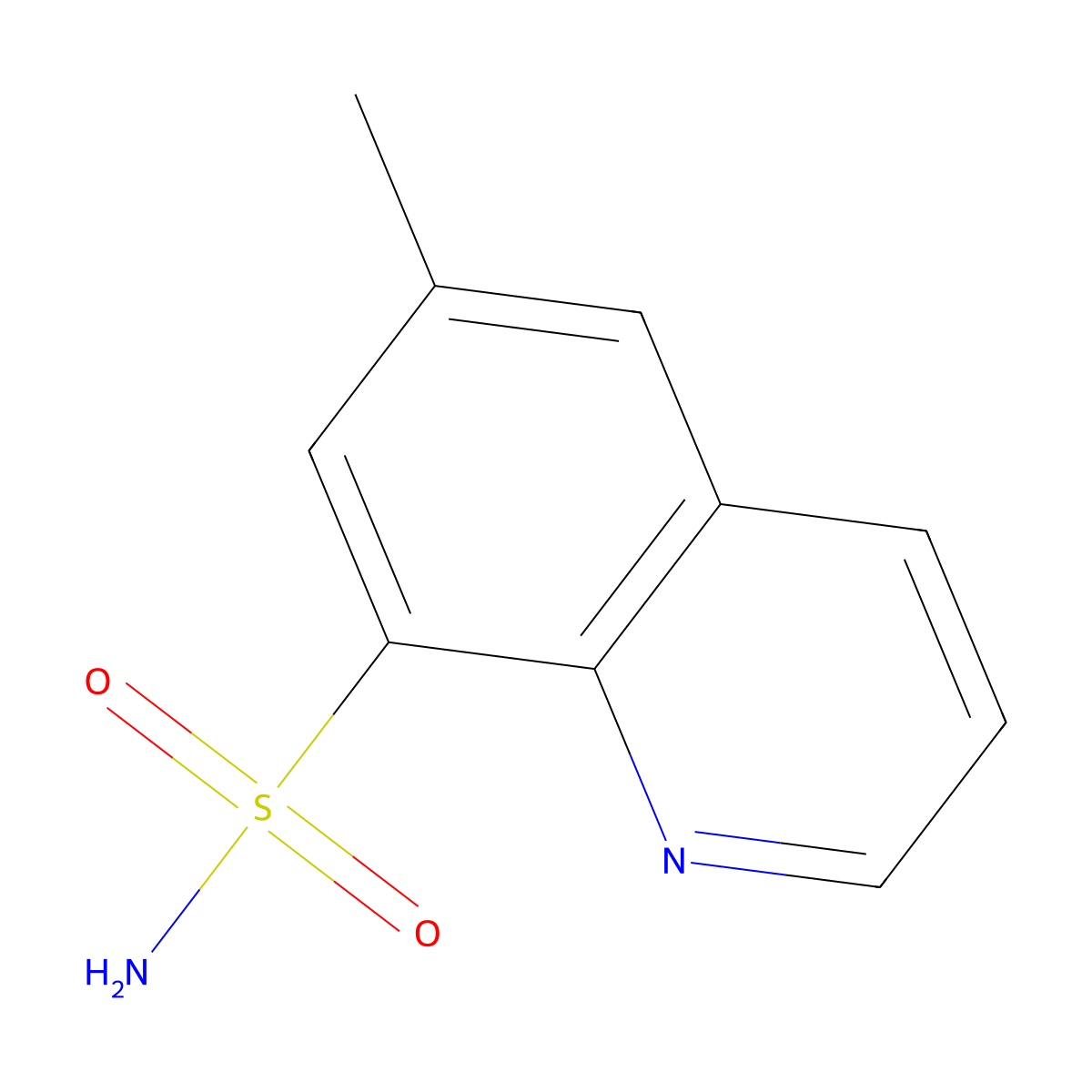 6-Methylquinoline-8-sulfonamide molecular structure, CAS 500701-08-6