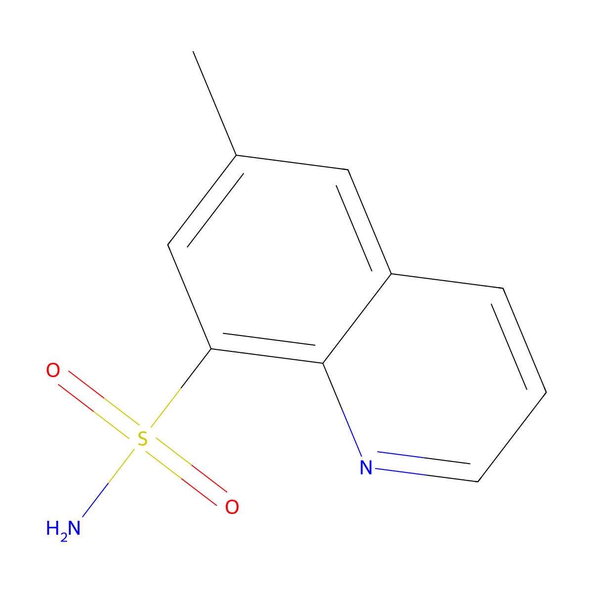 6-Methylquinoline-8-sulfonamide molecular structure, CAS 500701-08-6